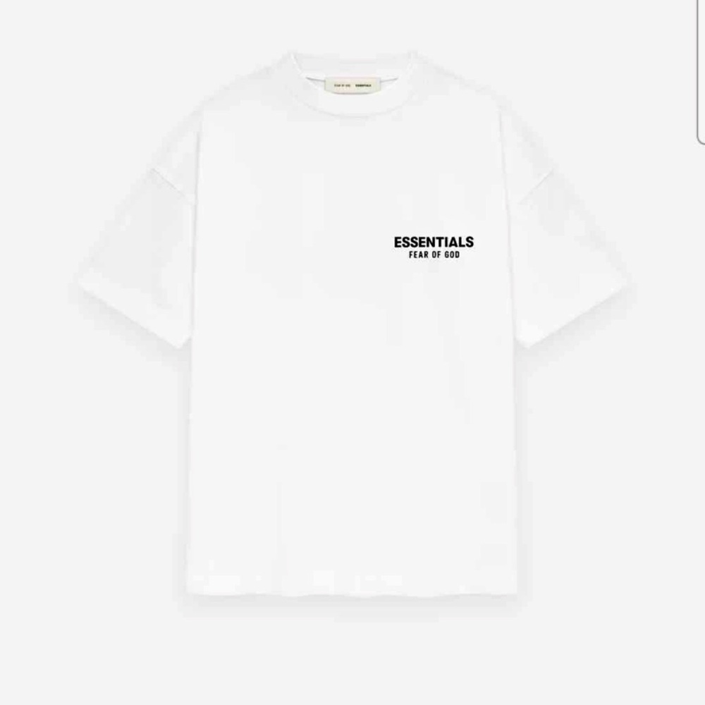 NWT 2025 Essentials White Short Sleeve Tee